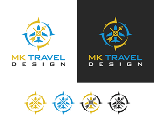 Diseño de Logo por MAWBM para MK Travel Design | Diseño: #33393826