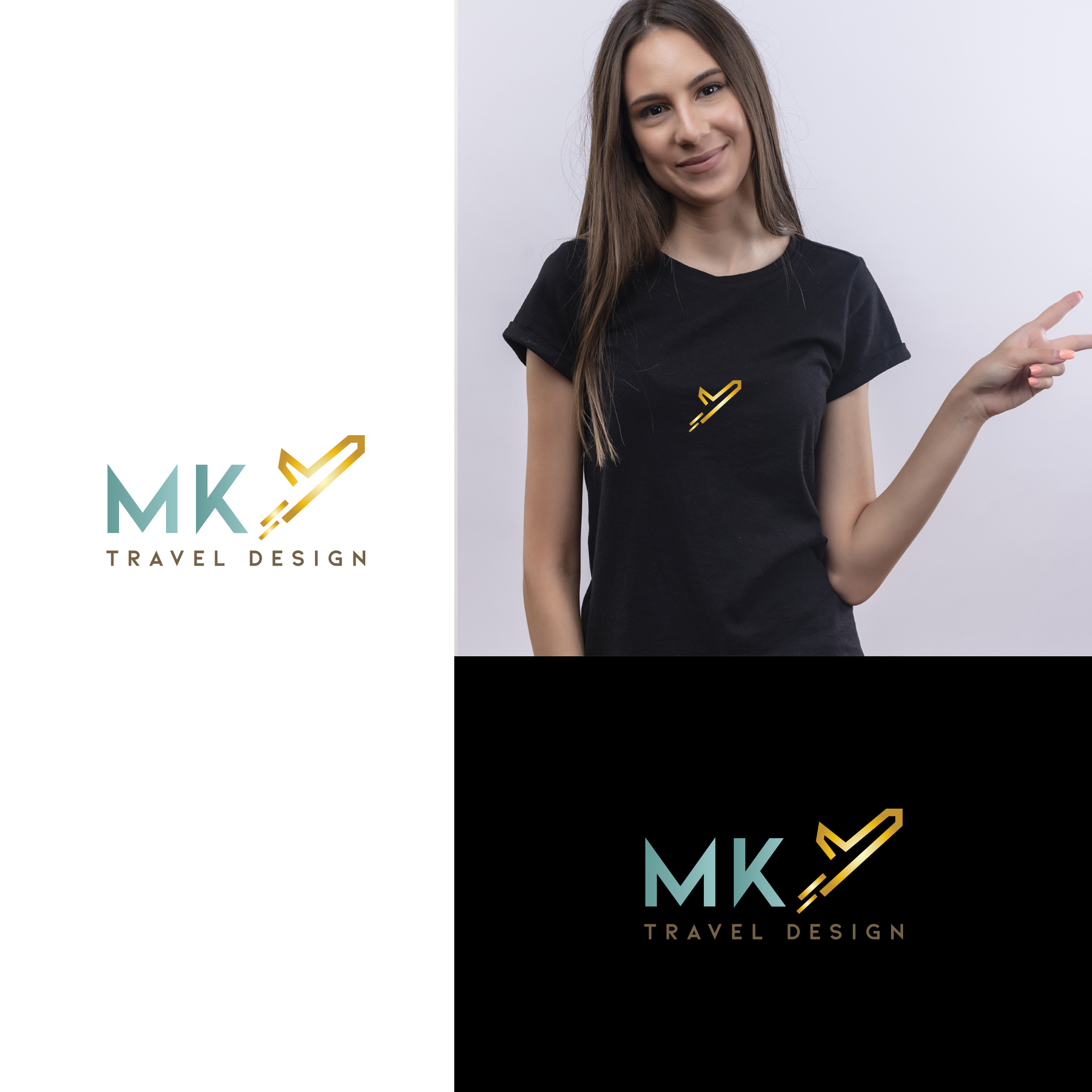 Logo Design by griphingraphics for MK Travel Design | Design #33347197