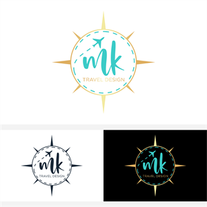 Logo Design by vintana for MK Travel Design | Design: #33359663