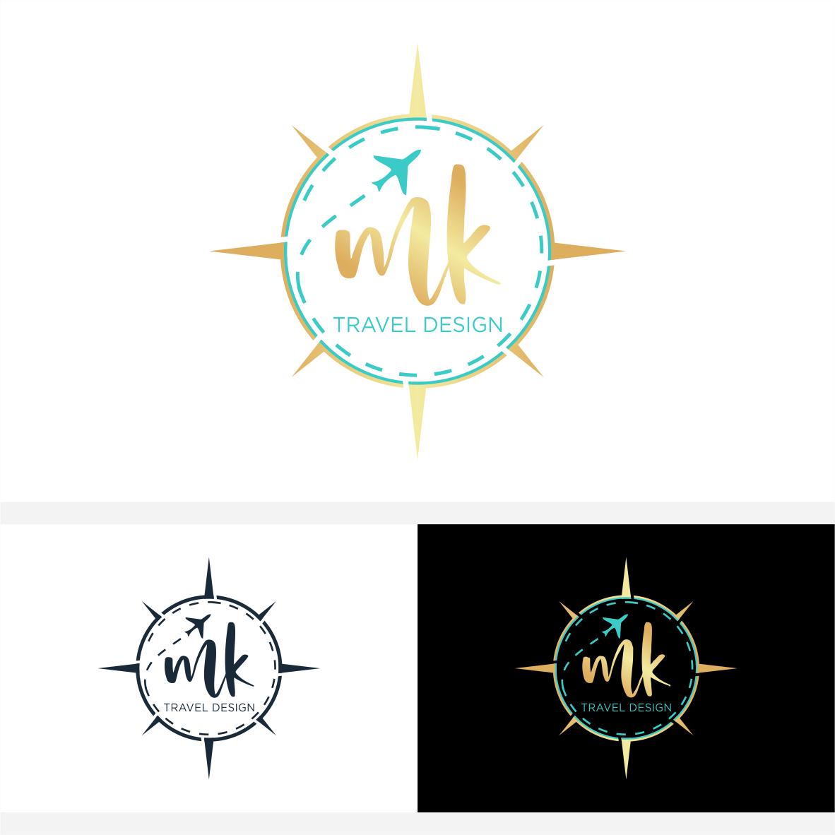 Logo Design by vintana for MK Travel Design | Design #33359685