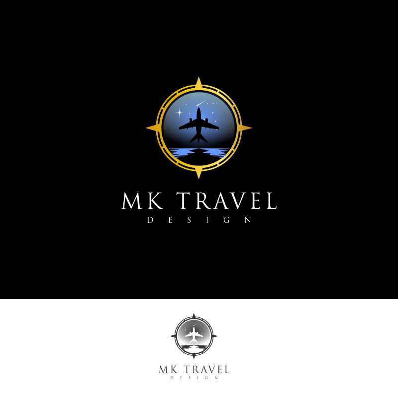 Logo Design by dclawstudio for MK Travel Design | Design #33375928