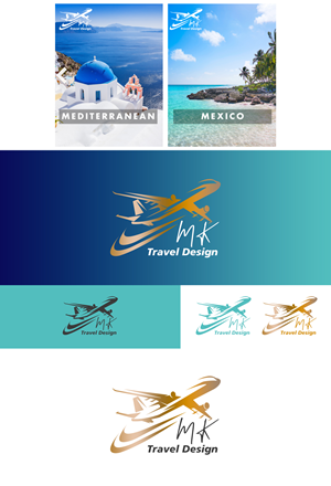Logo Design by FaharMirza for MK Travel Design | Design: #33336387
