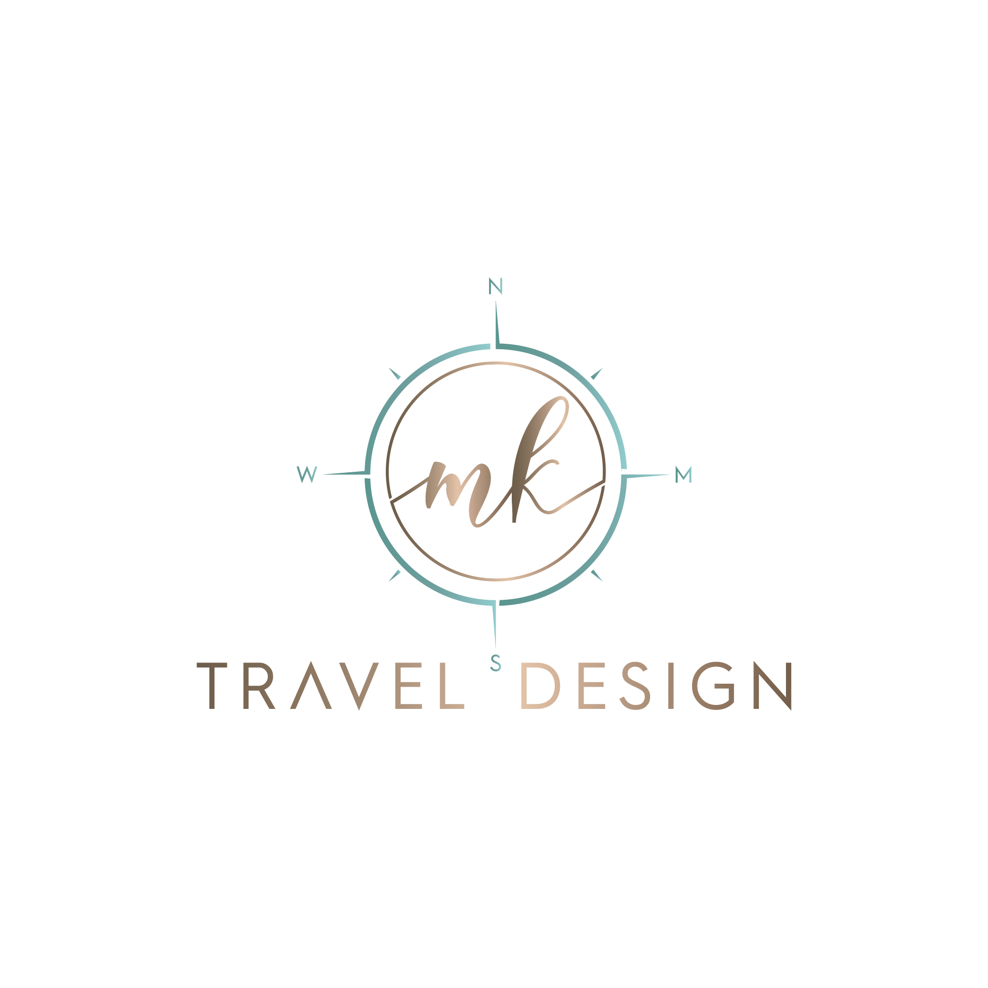 Logo Design by Rosiana Design for MK Travel Design | Design #33372002