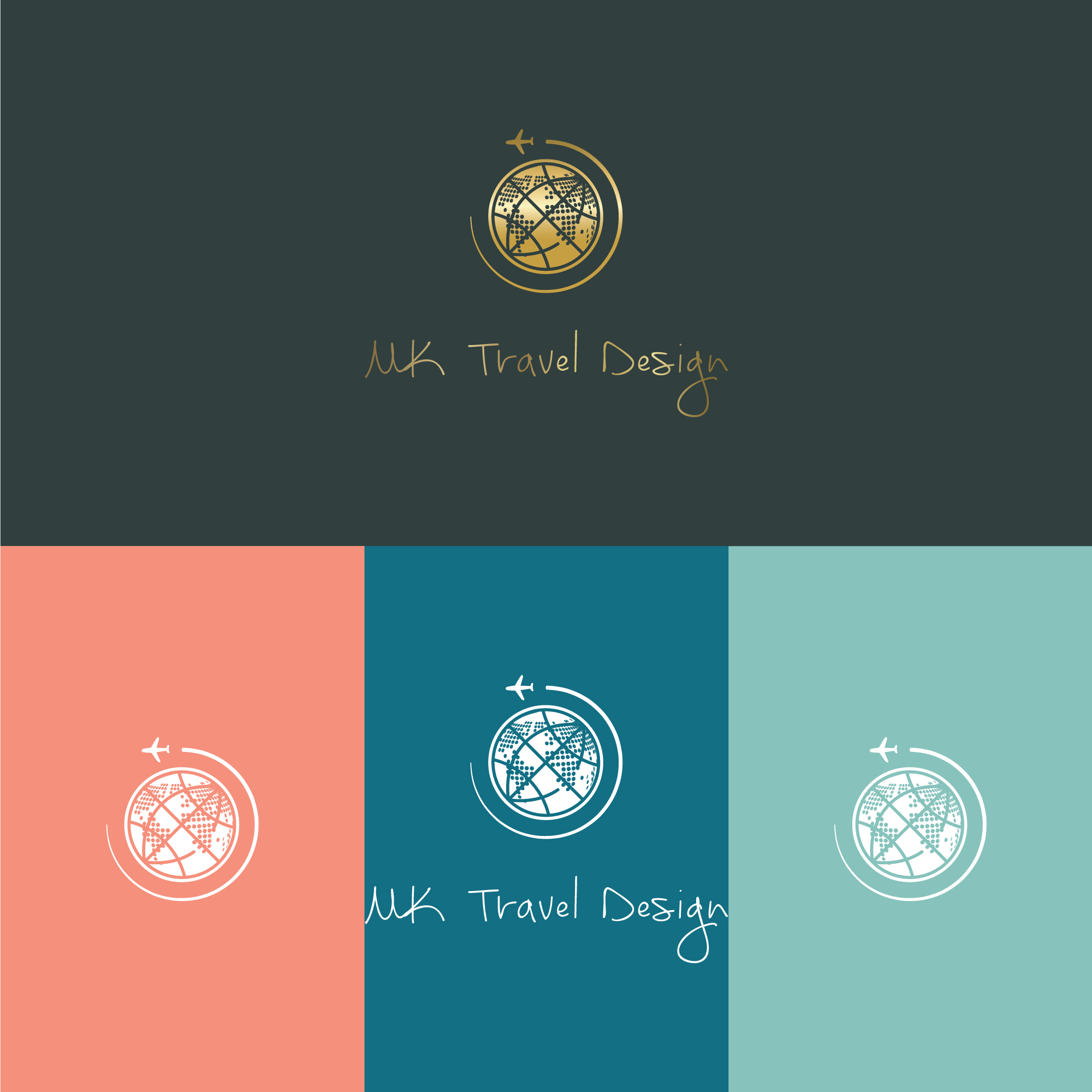 Logo Design by creativziner for MK Travel Design | Design #33360452