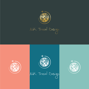 Diseño de Logo por creativziner para MK Travel Design | Diseño: #33360452