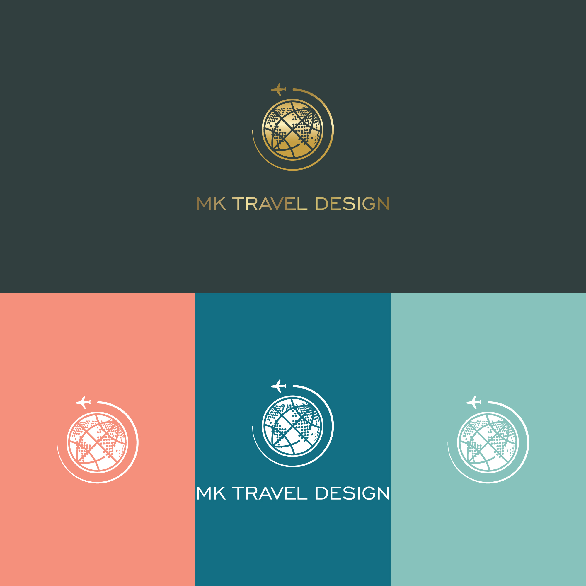 Logo Design by creativziner for MK Travel Design | Design #33360456