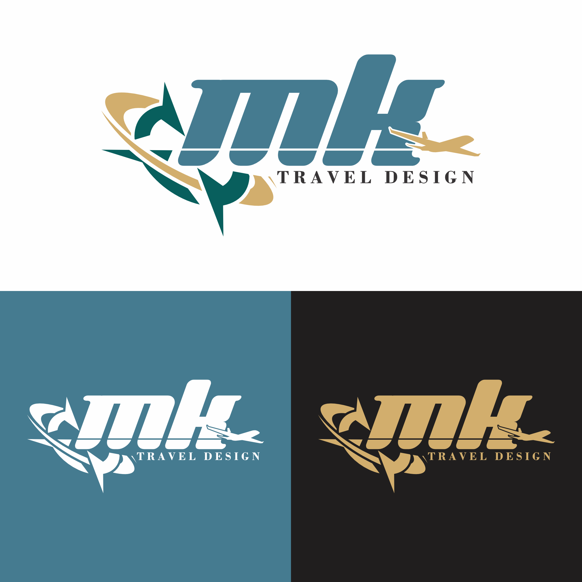 Logo Design by Doddy.K.Insani for MK Travel Design | Design #33327690