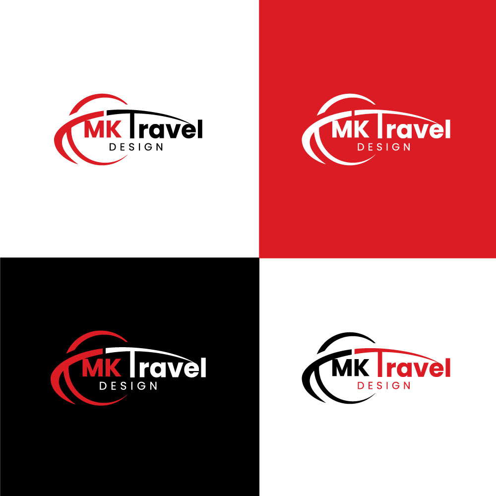 Logo Design by Maria's Creation for MK Travel Design | Design #33330109