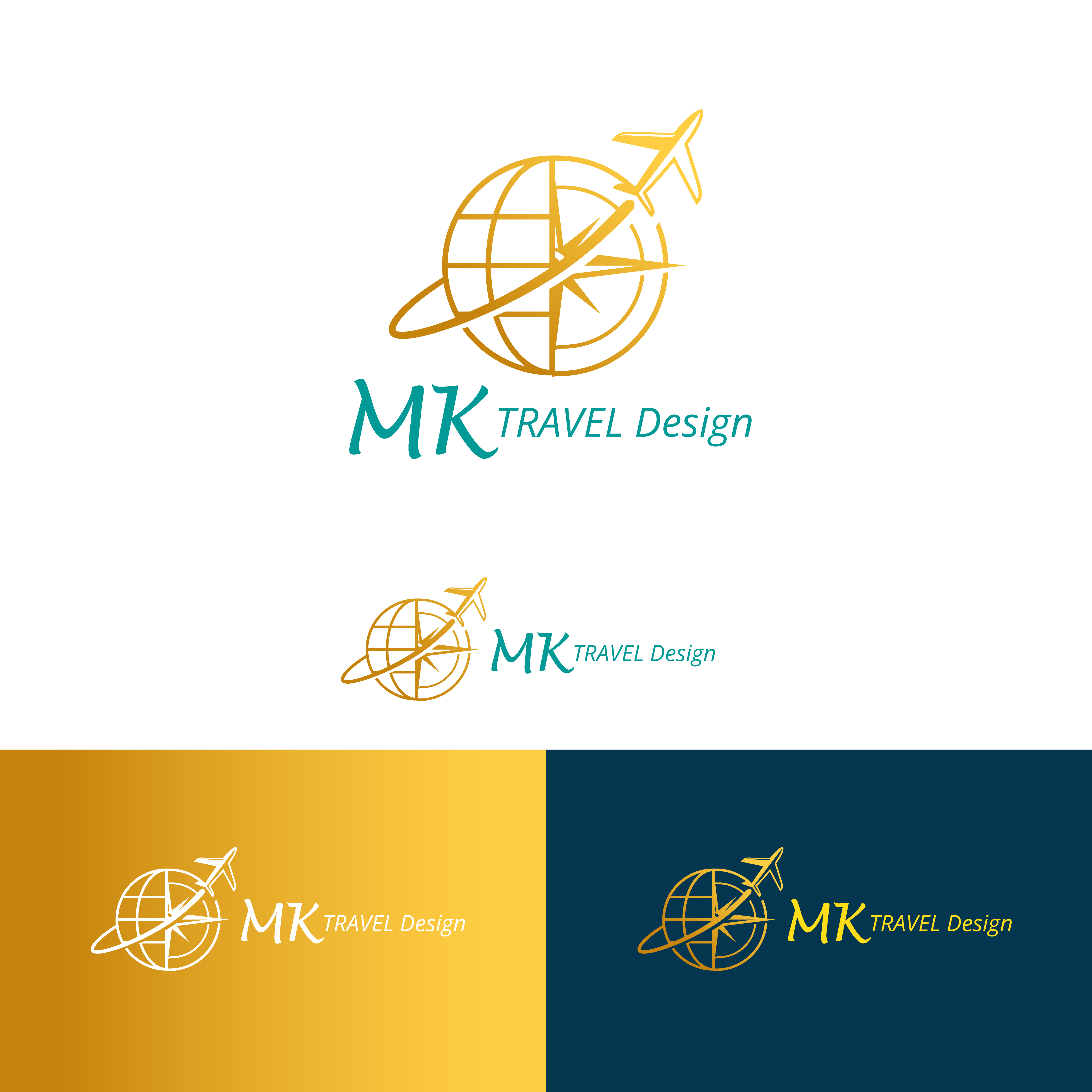 Logo Design by Aldan Design for MK Travel Design | Design #33372712