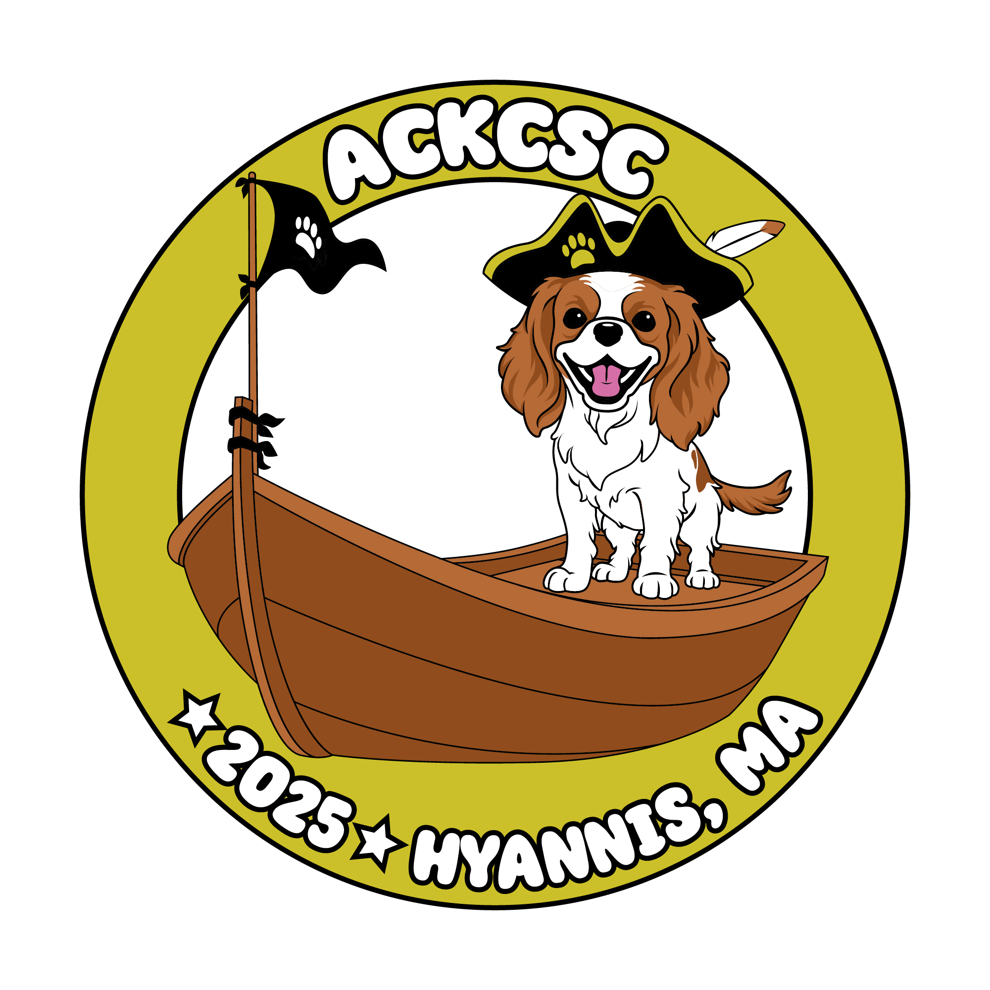 Graphic Design by Line Art Taste for American Cavalier King Charles Spaniel Club | Design #33364500