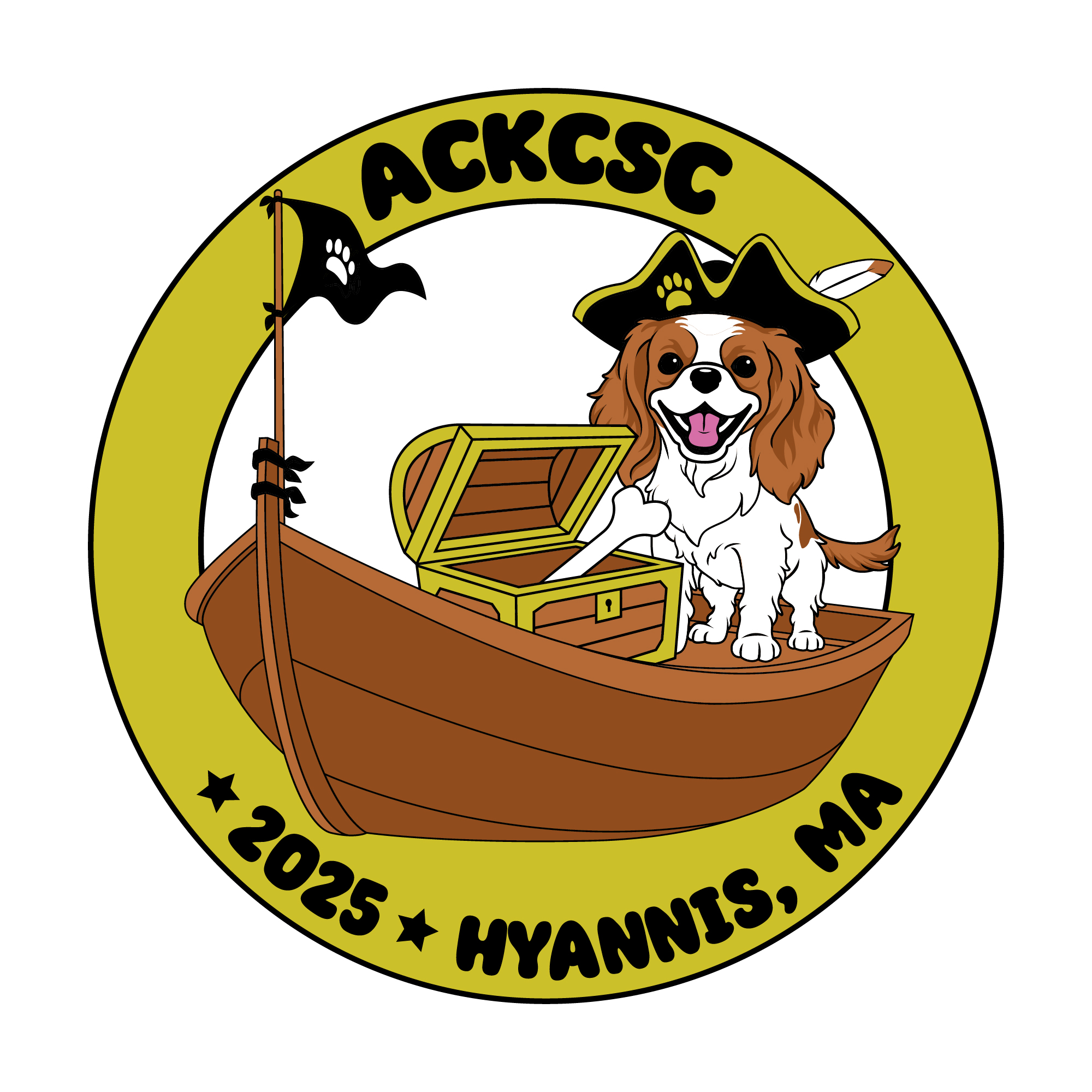 Grafik-Design von Line Art Taste für American Cavalier King Charles Spaniel Club | Design #33364501