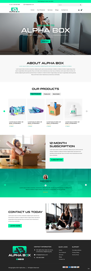 Web Design by pb for this project | Design: #33338690