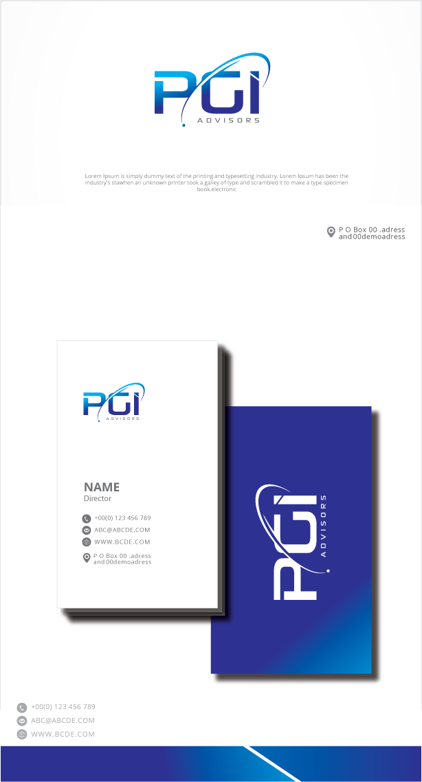 Logo Design by zebronicgraphic for PGI Advisors  | Design #33336051