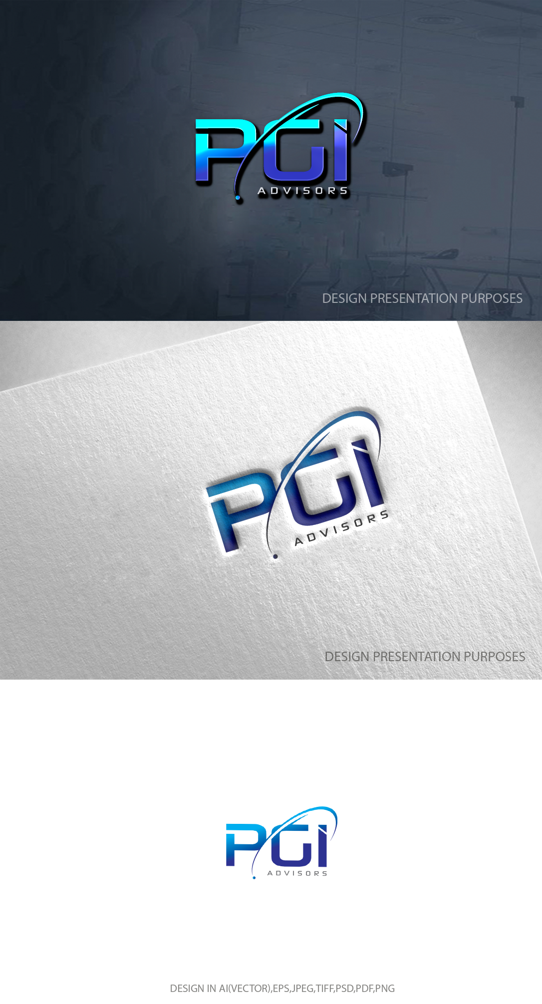 Logo Design by zebronicgraphic for PGI Advisors  | Design #33336055