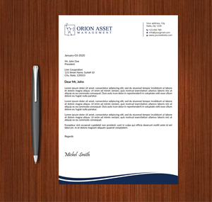 Letterhead Design by Expert Bappy for Orion Asset Management, LLC | Design: #33333018