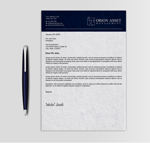 Letterhead Design by Expert Bappy for Orion Asset Management, LLC | Design: #33334502