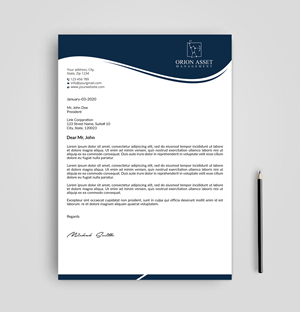 Design En-Tête par Expert Bappy pour Orion Asset Management, LLC | Design : #33338057
