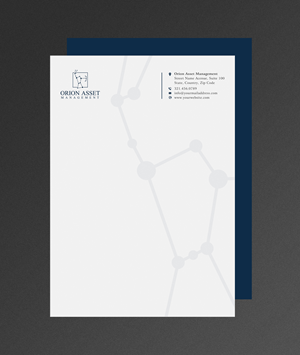 Letterhead Design by Sun Moon Graphic Designer for Orion Asset Management, LLC | Design: #33334814