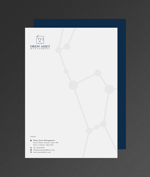 Letterhead Design by Sun Moon Graphic Designer for Orion Asset Management, LLC | Design: #33334815