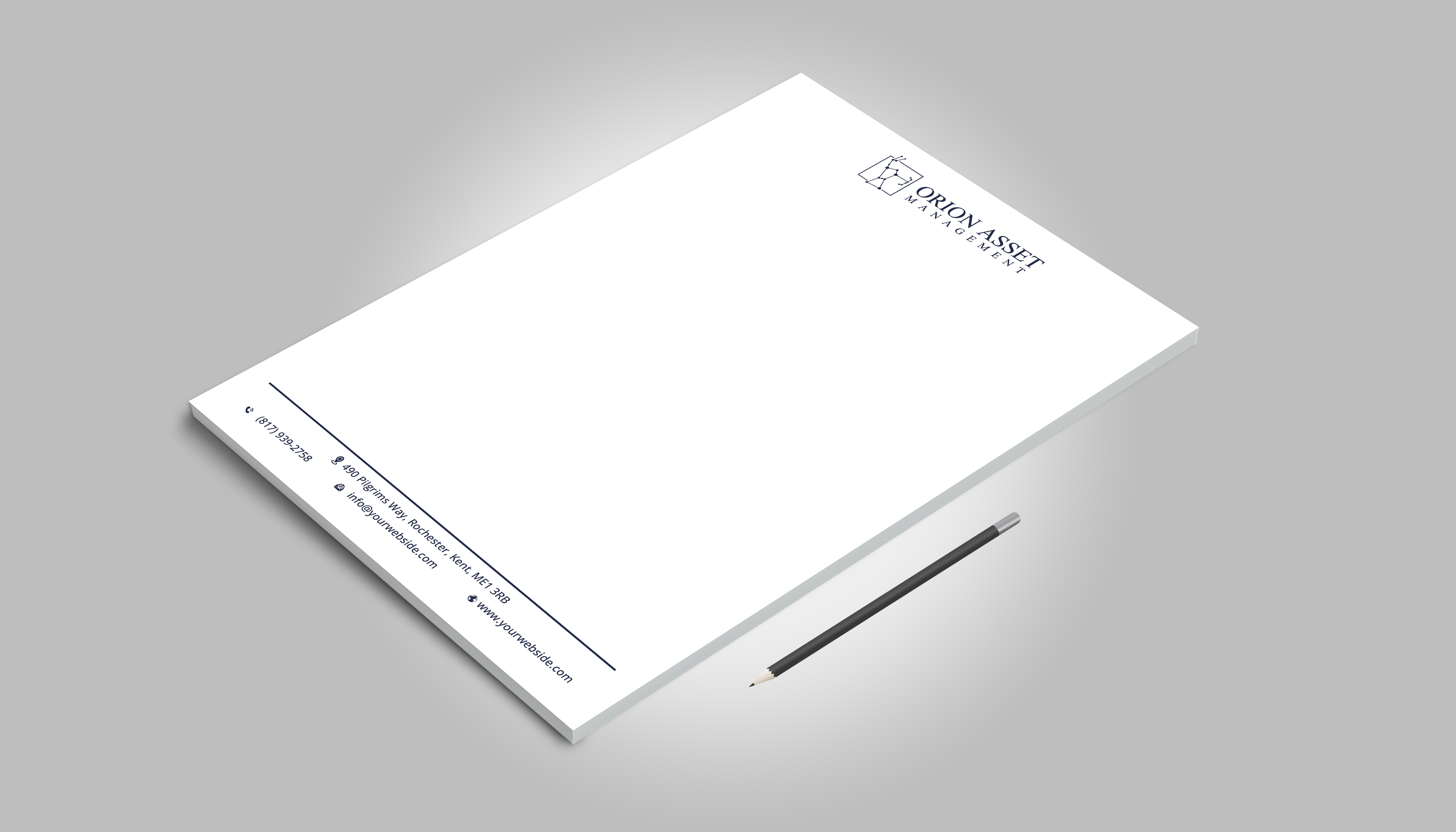 Letterhead Design by DesignerShahadat for Orion Asset Management, LLC | Design #33333832