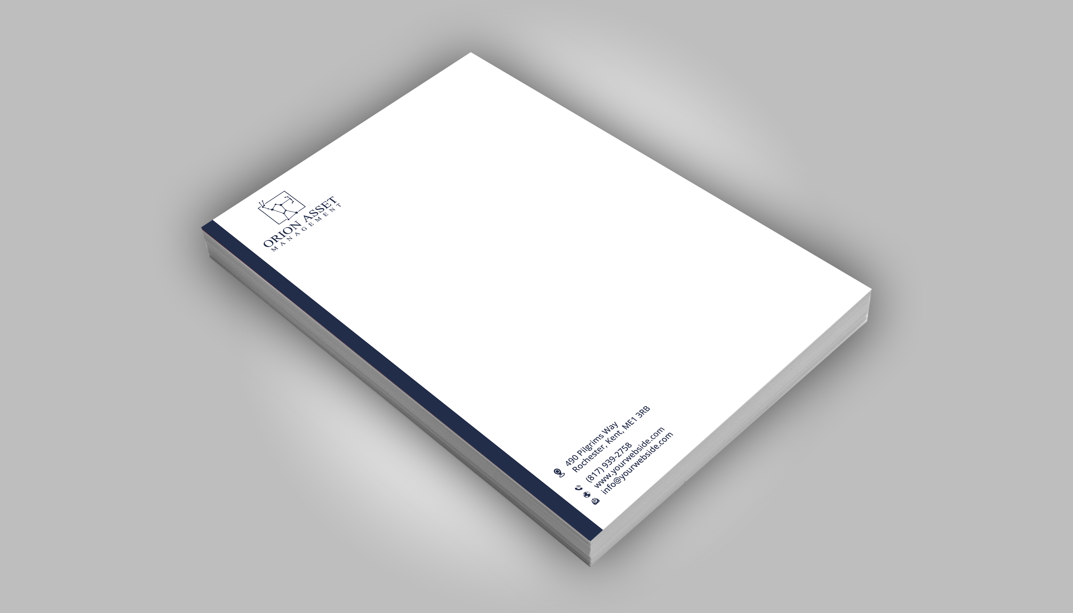 Letterhead Design by DesignerShahadat for Orion Asset Management, LLC | Design #33333869