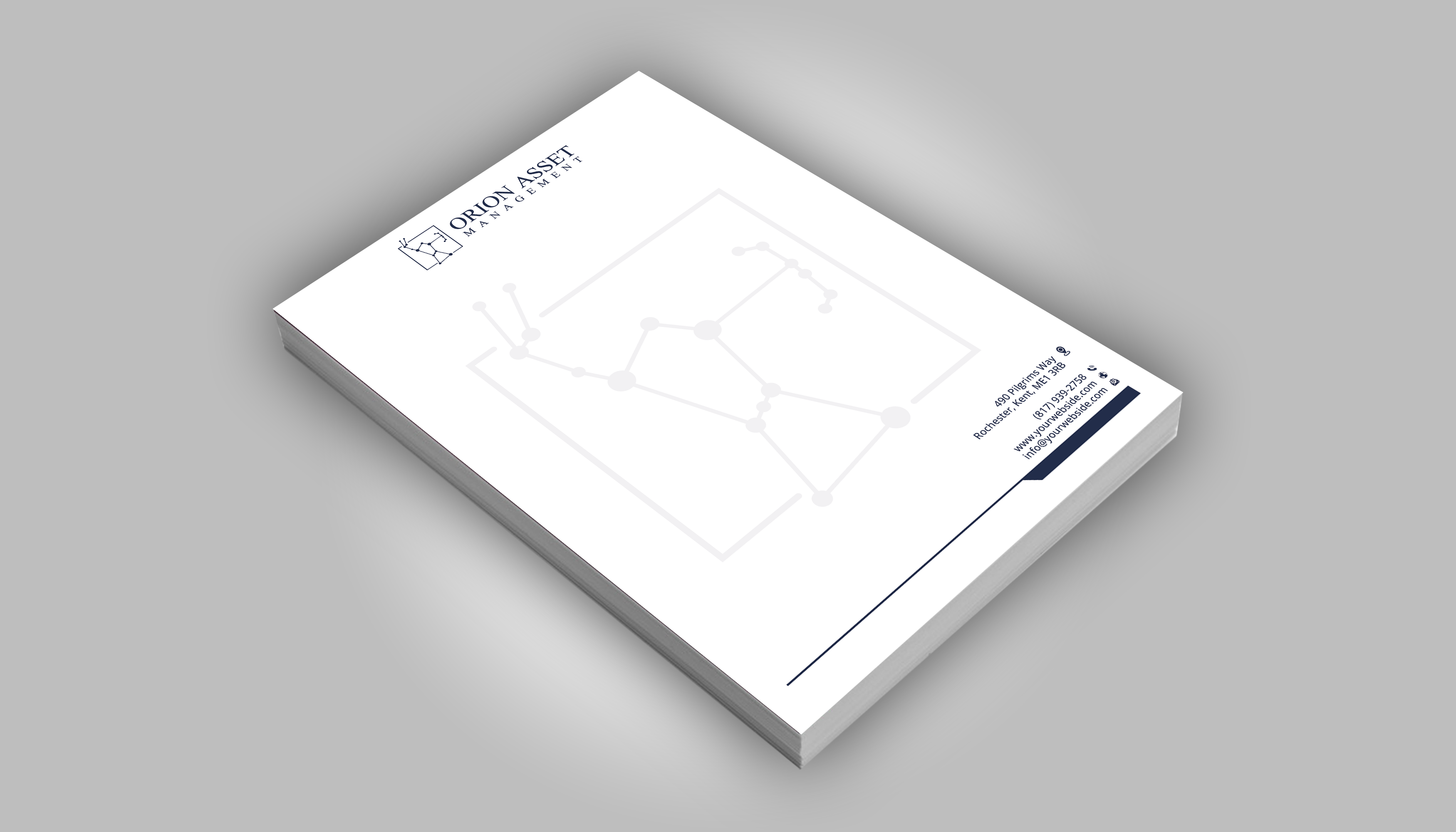 Diseño de Membrete por DesignerShahadat para Orion Asset Management, LLC | Diseño #33333872