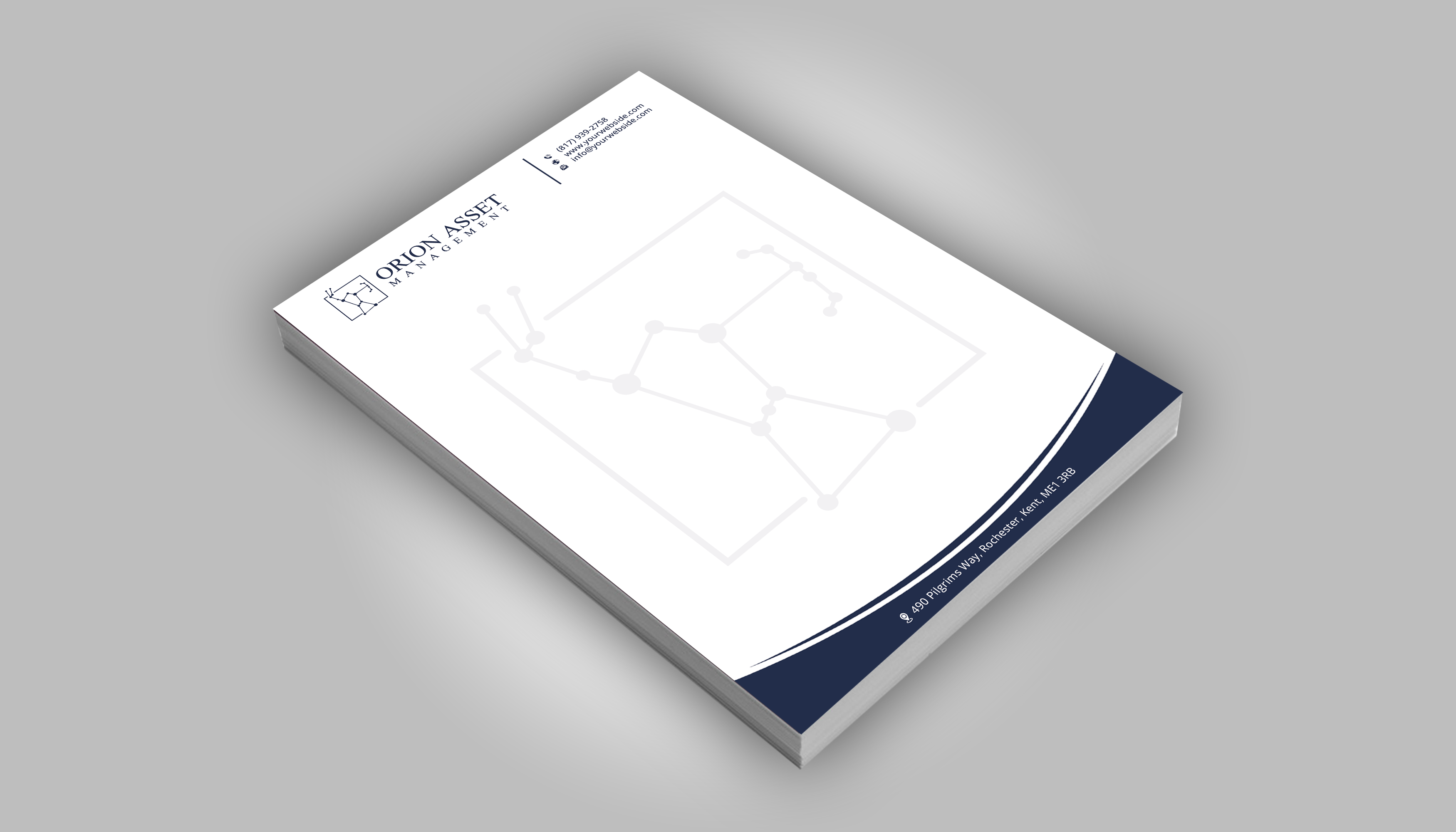 Diseño de Membrete por DesignerShahadat para Orion Asset Management, LLC | Diseño #33333939