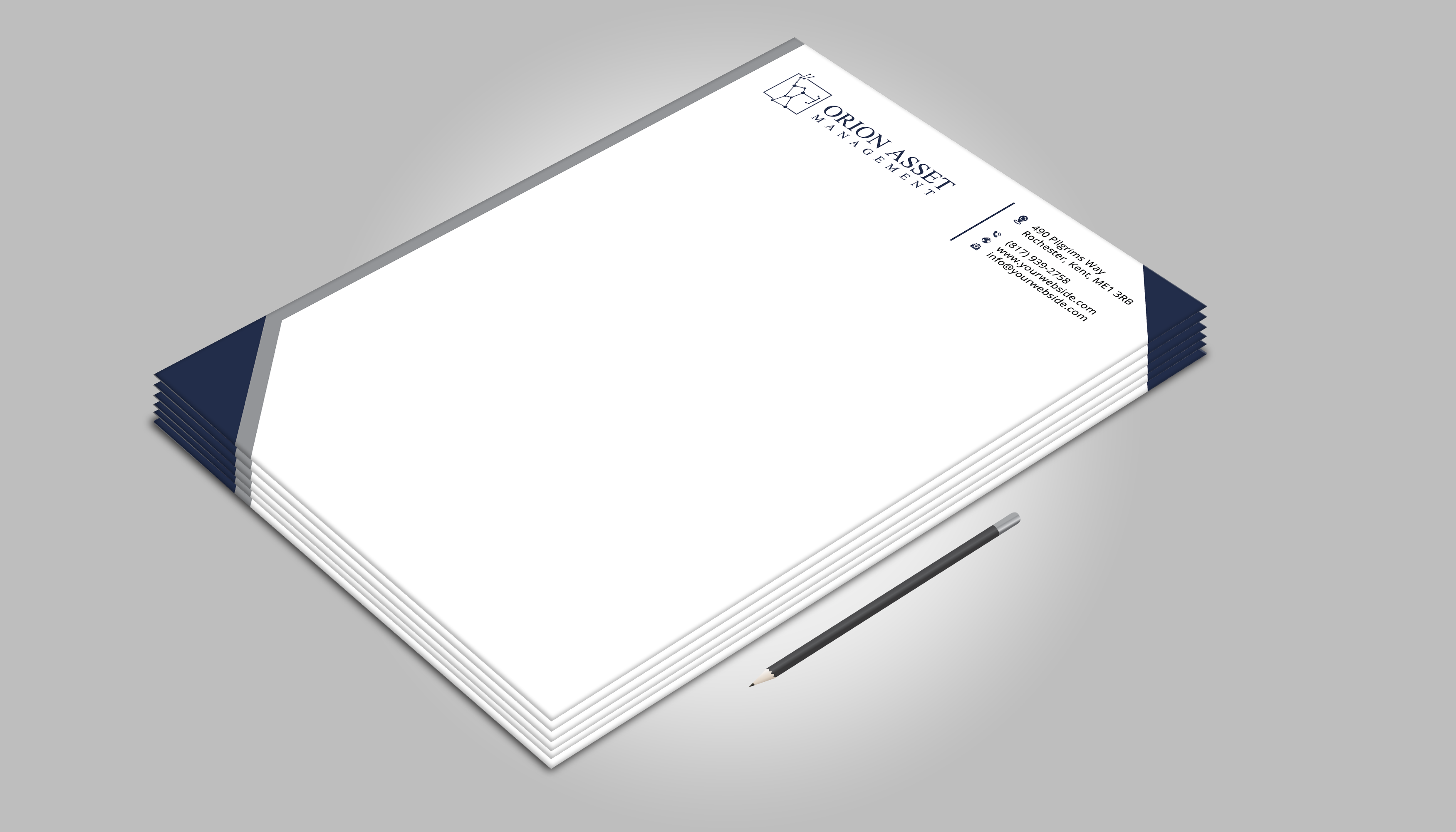 Letterhead Design by DesignerShahadat for Orion Asset Management, LLC | Design #33335958