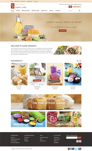 Web Design for One for One Organic Soap Company | Web-Design von Mayank Patel