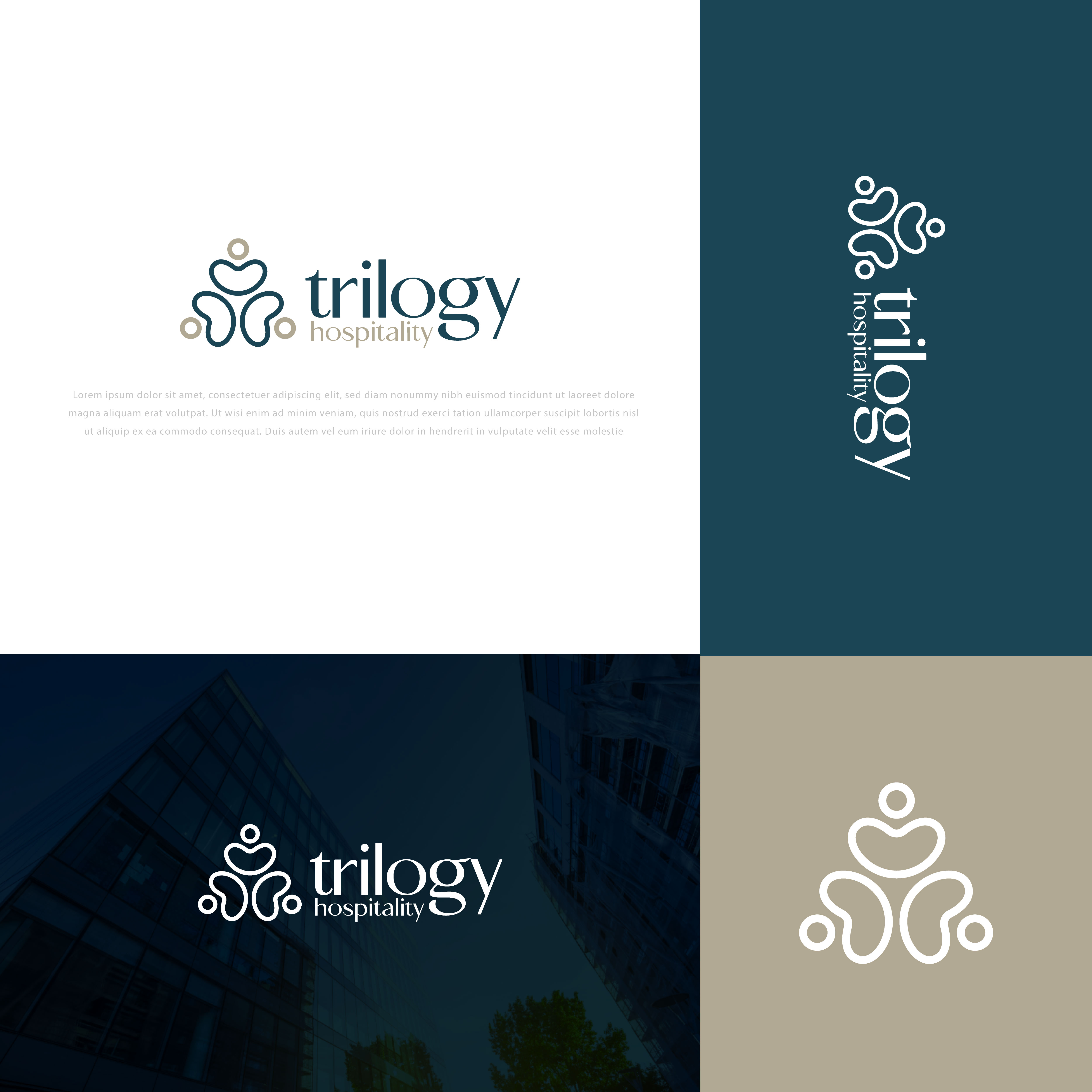 Logo-Design von Arindam.Design für Trilogy Hospitality | Design #33337500