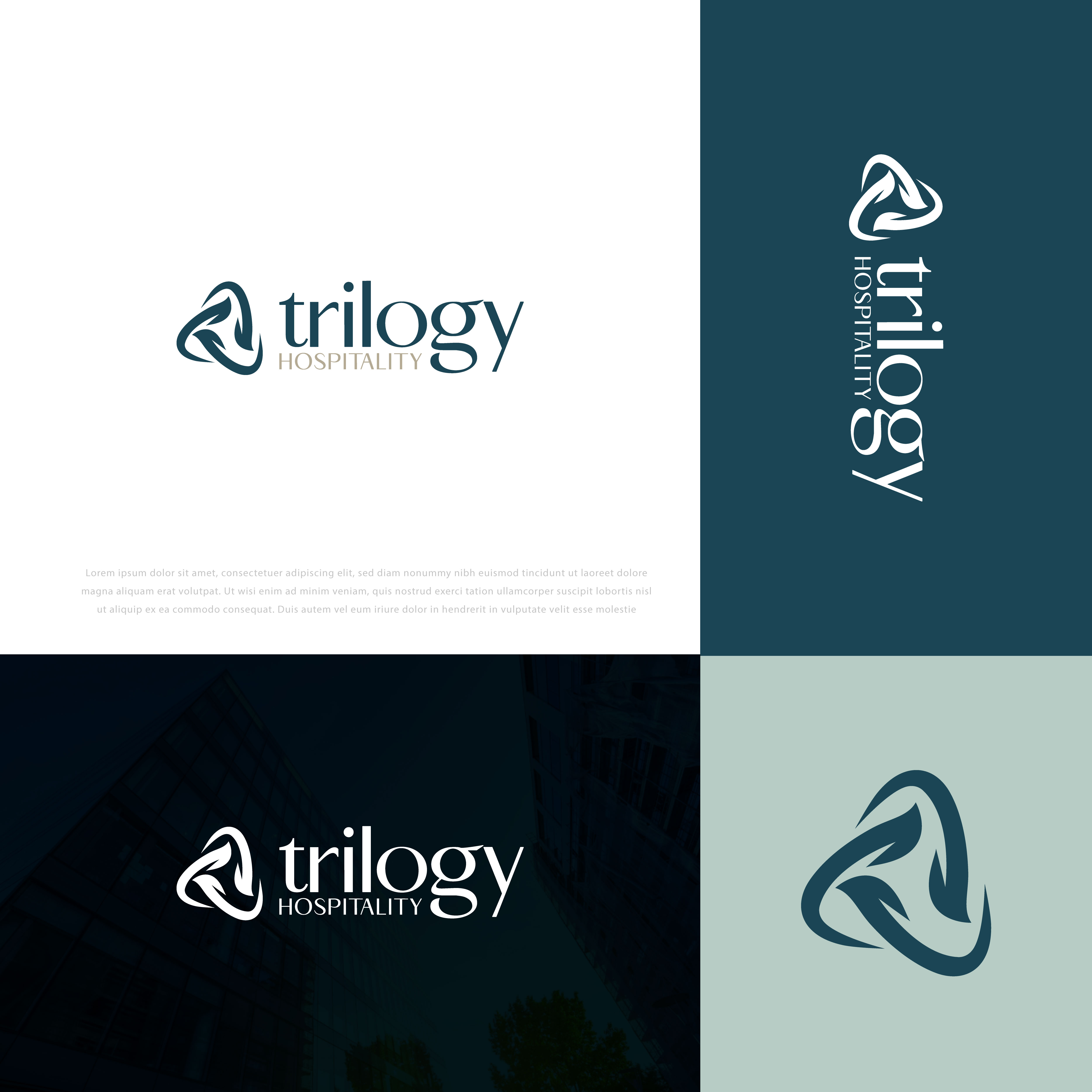 Logo-Design von Arindam.Design für Trilogy Hospitality | Design #33338640