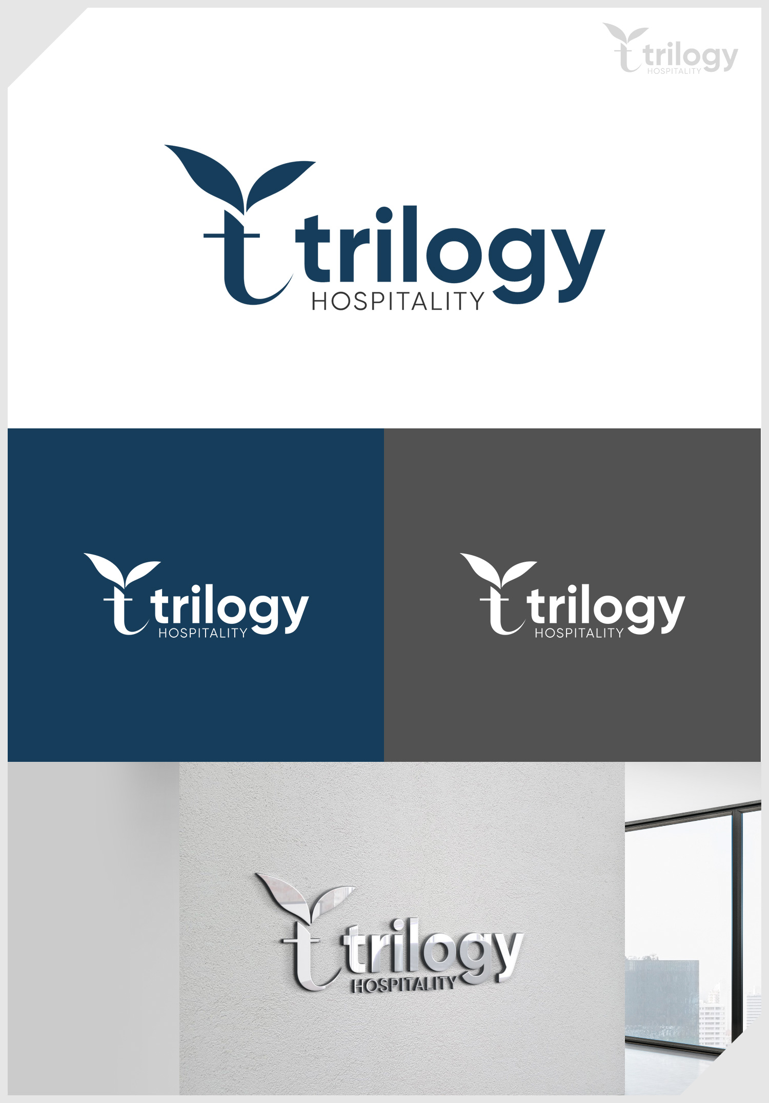 Logo Design by IDesign1606 for Trilogy Hospitality | Design #33344446