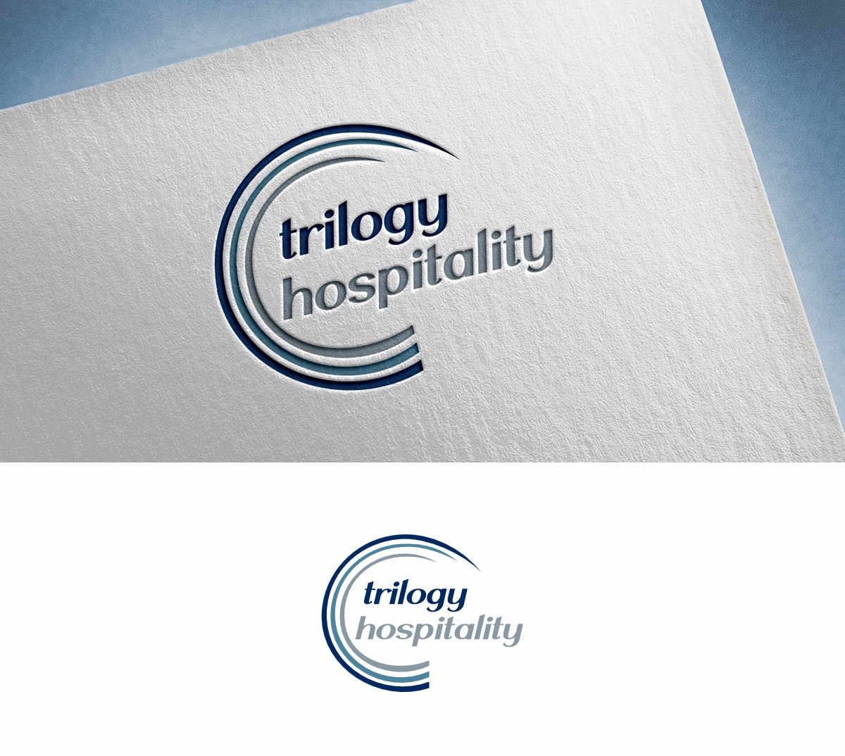 Diseño de Logo por The Art Store para Trilogy Hospitality | Diseño #33353511