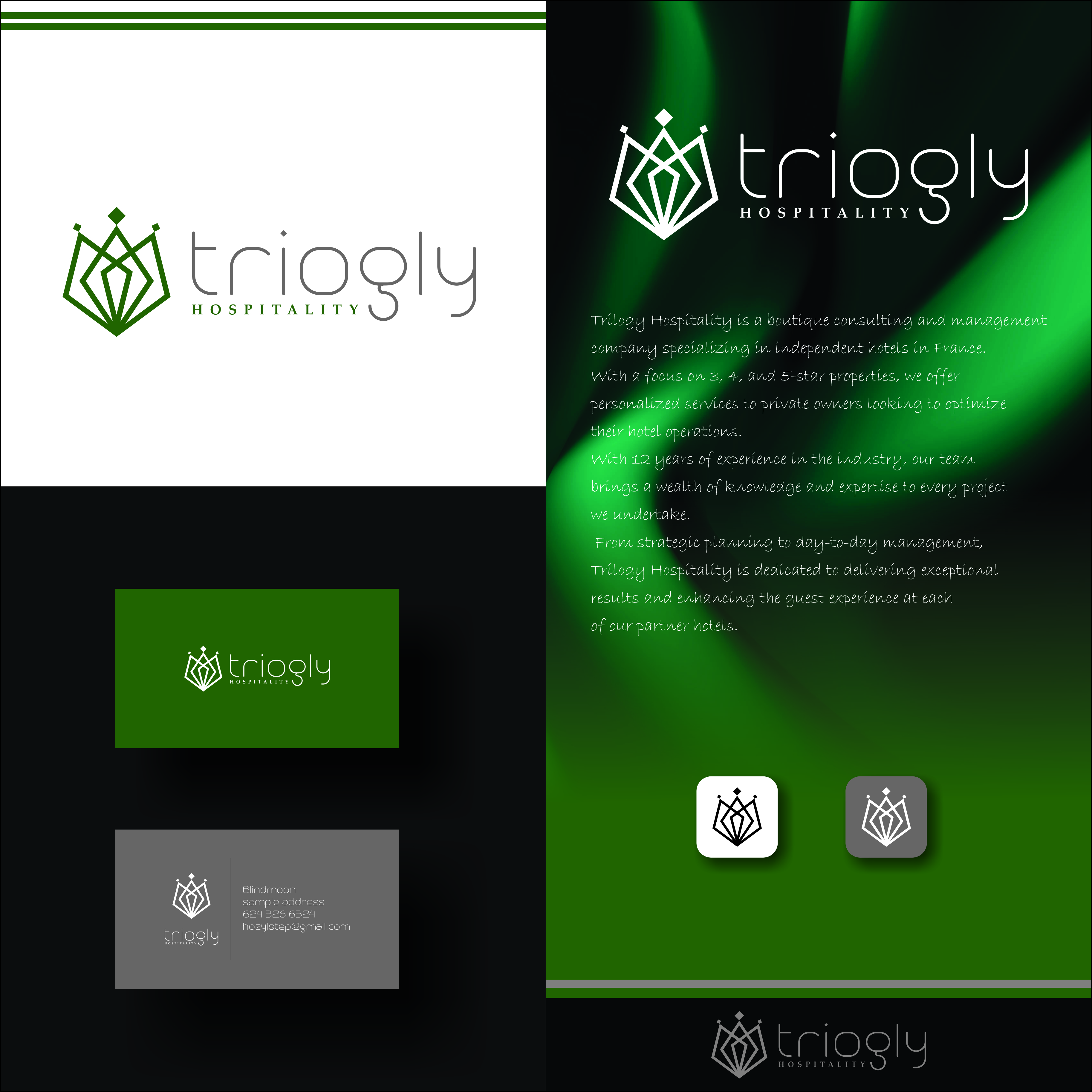 Diseño de Logo por BLINDMOON para Trilogy Hospitality | Diseño #33338846