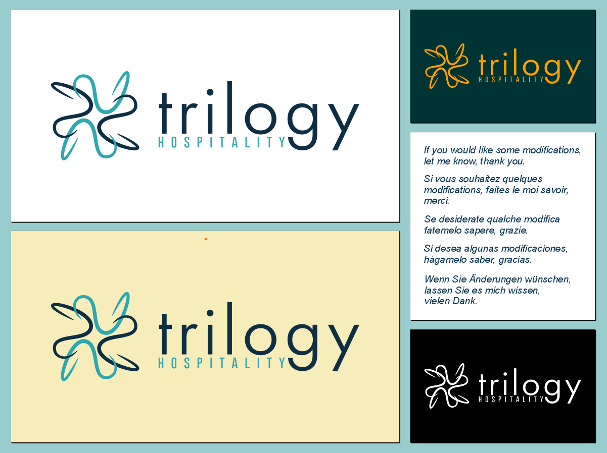 Diseño de Logo por andiacos para Trilogy Hospitality | Diseño #33356679