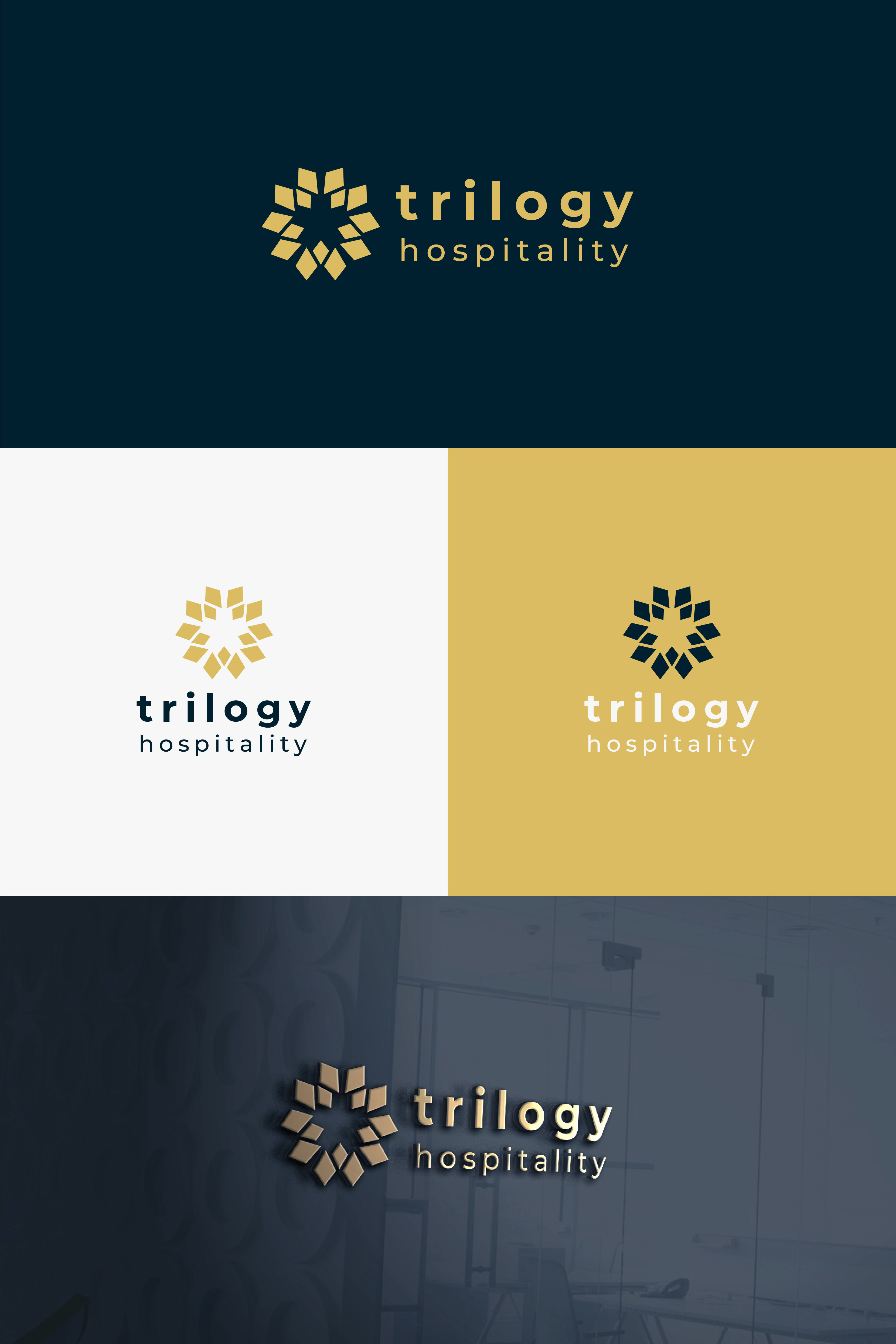 Logo-Design von Boril Std für Trilogy Hospitality | Design #33340136