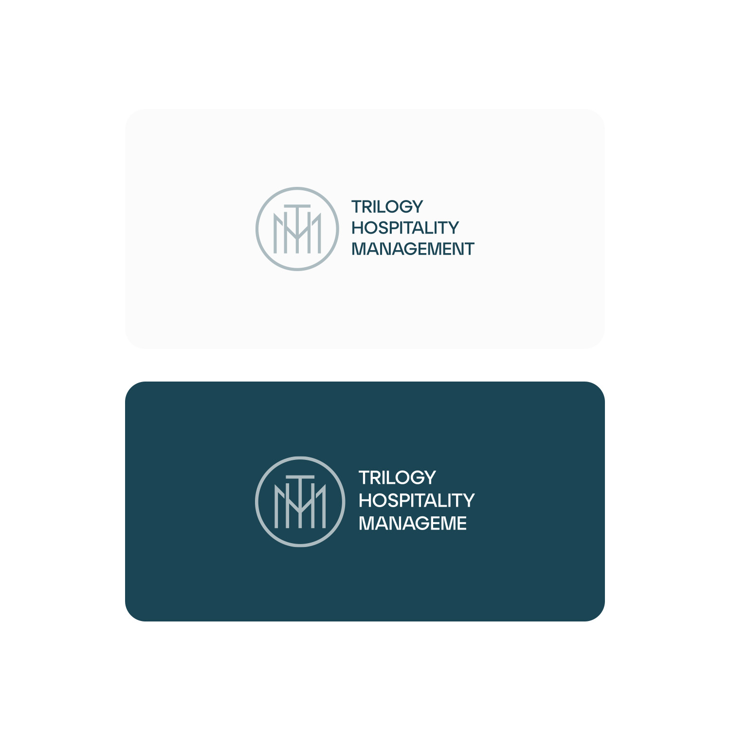 Diseño de Logo por Felipe Moura para Trilogy Hospitality | Diseño #33350471