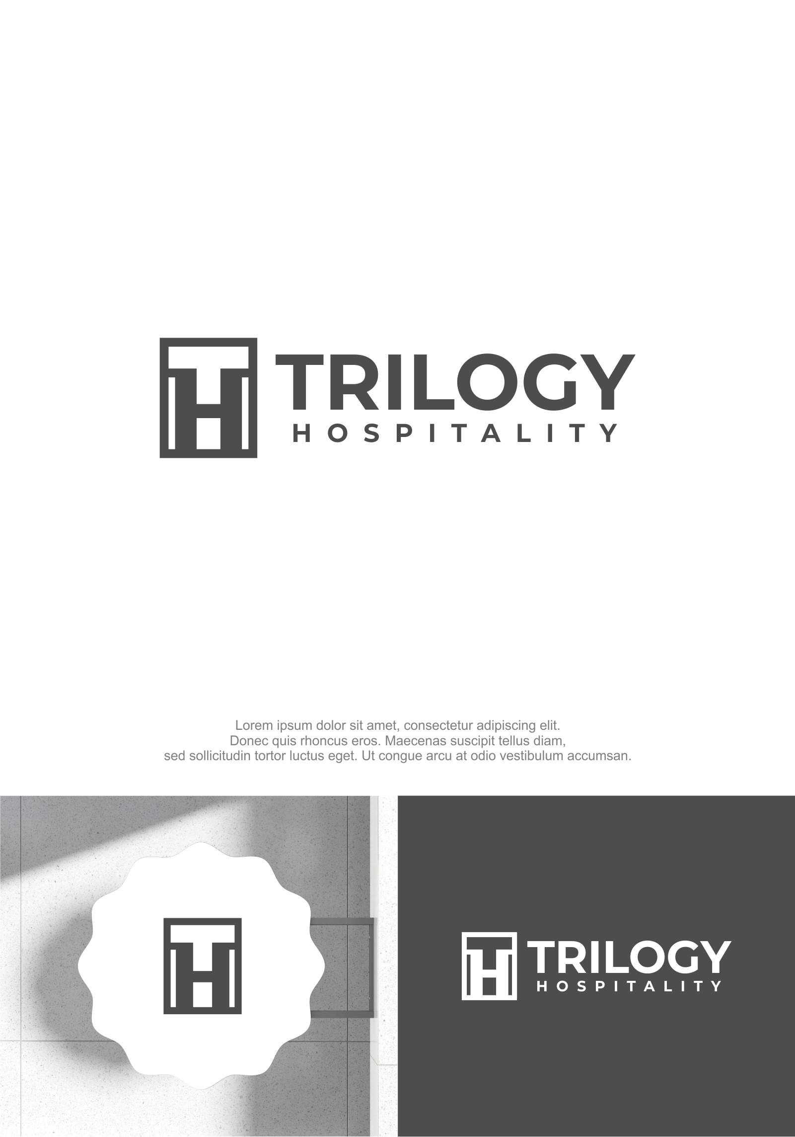 Logo-Design von M.Syaiful Huda für Trilogy Hospitality | Design #33337650