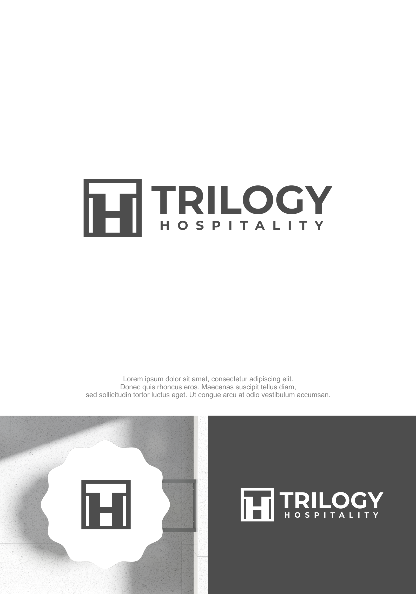 Logo-Design von M.Syaiful Huda für Trilogy Hospitality | Design #33337807