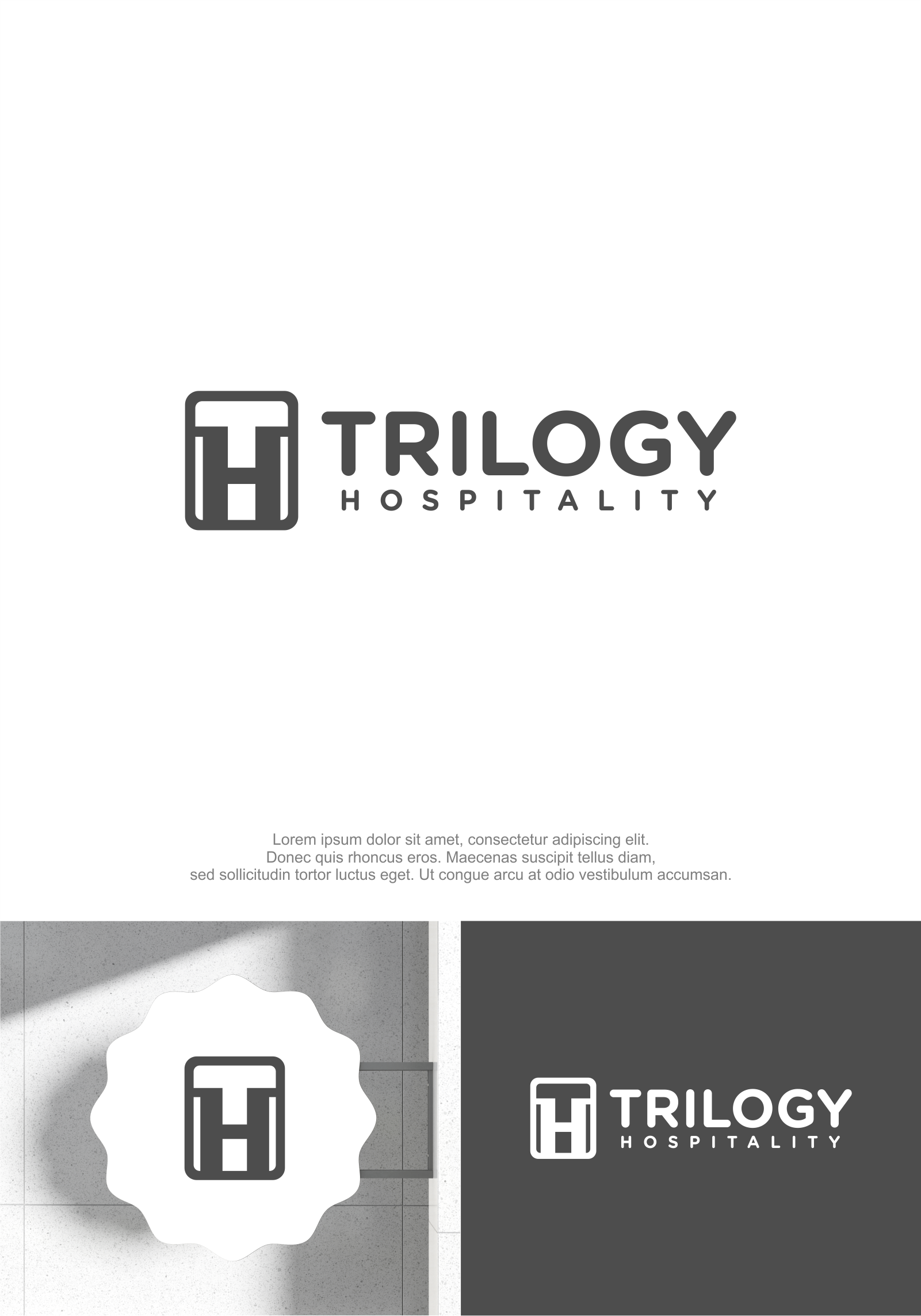 Logo-Design von M.Syaiful Huda für Trilogy Hospitality | Design #33338013