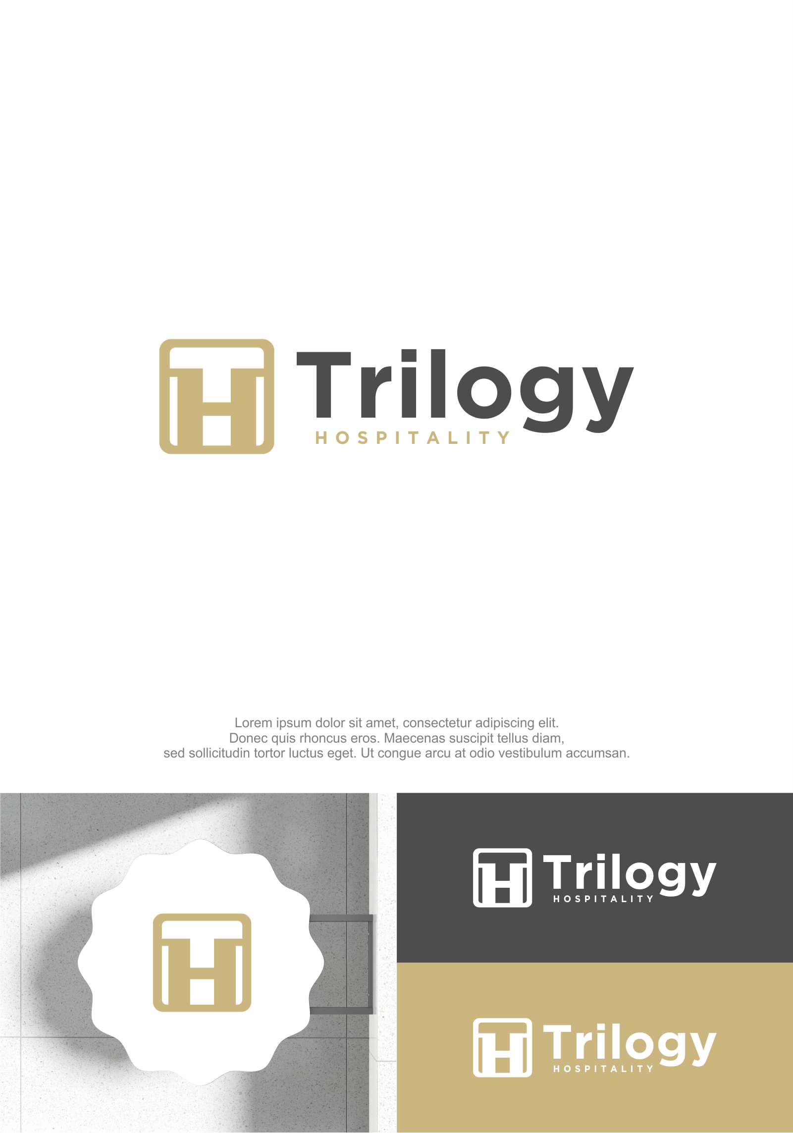 Logo-Design von M.Syaiful Huda für Trilogy Hospitality | Design #33338680
