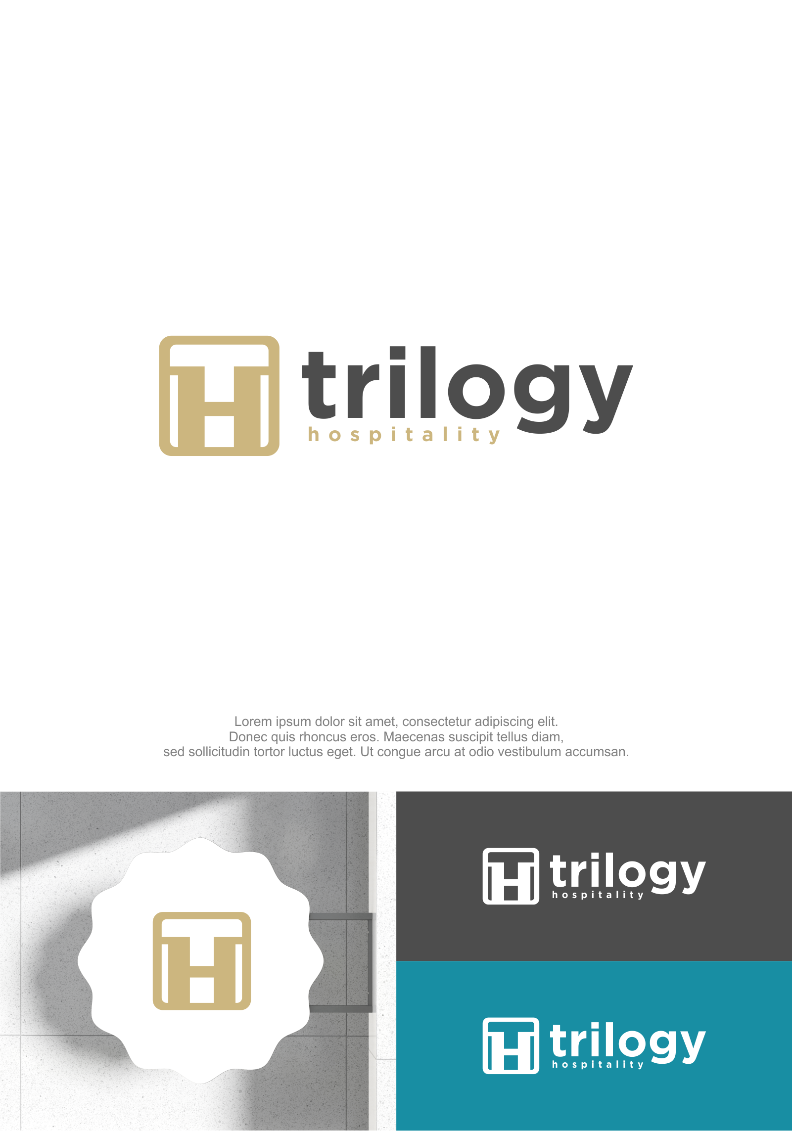 Logo Design by M.Syaiful Huda for Trilogy Hospitality | Design #33338783