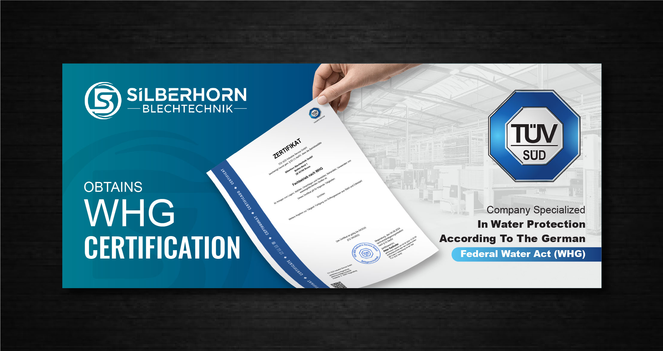 Banner Ad Design by artbitin for Silberhorn Blechtechnik GmbH | Design: #33336885