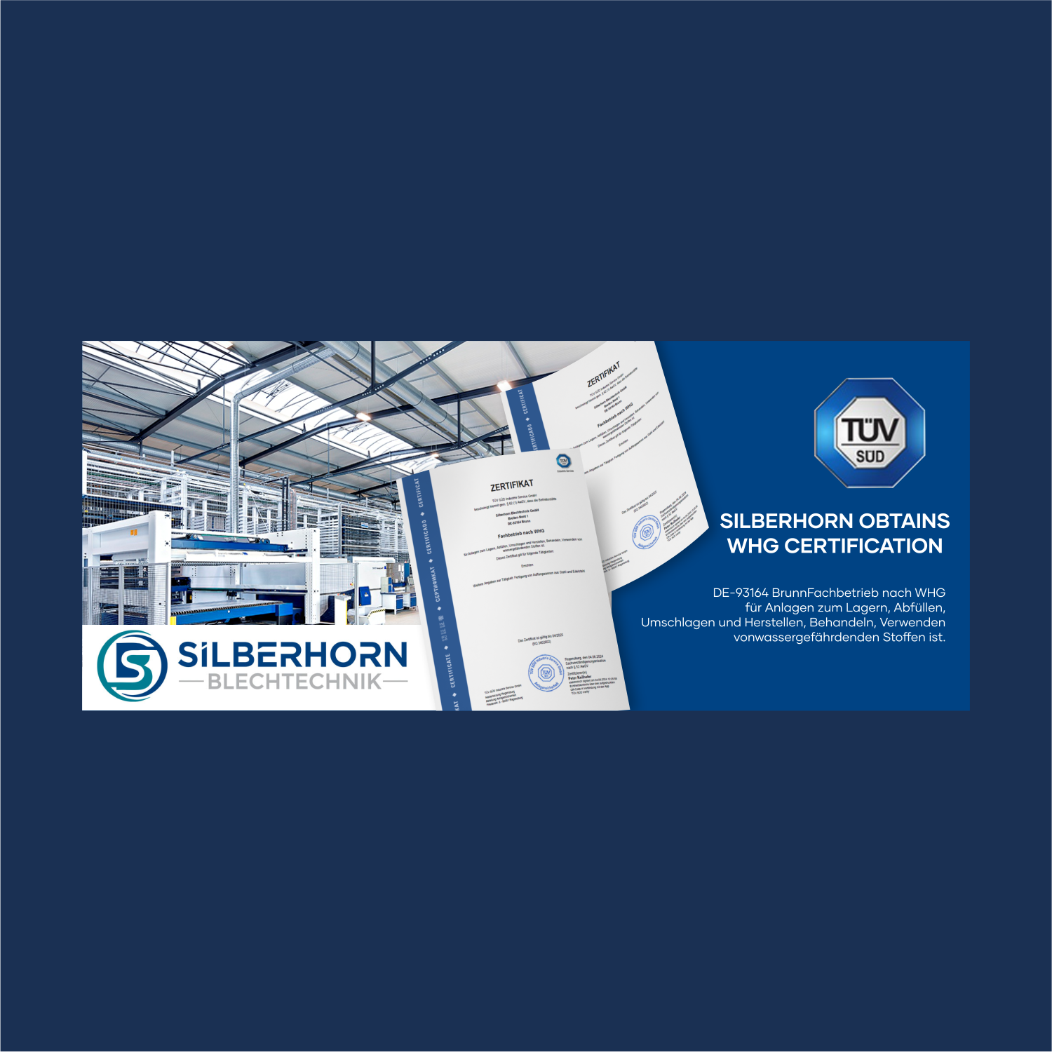 Banner Ad Design by ThiagoB for Silberhorn Blechtechnik GmbH | Design #33339578