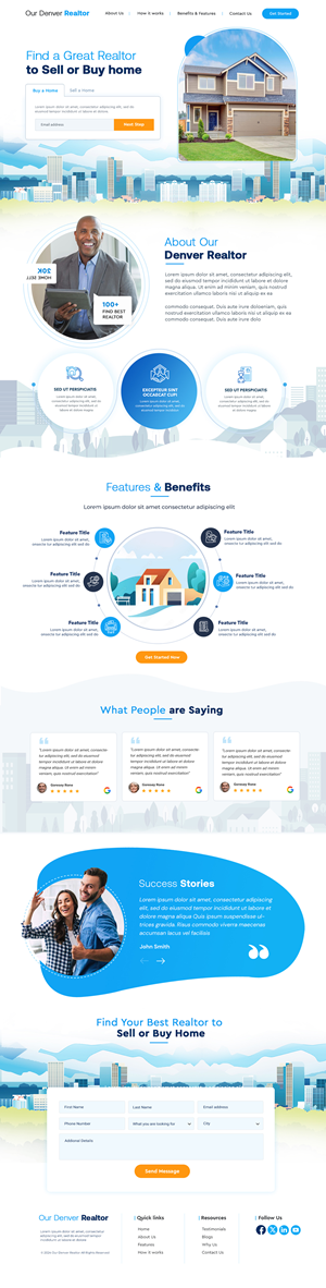 Web Design by Blue Sparrow for this project | Design: #33352605
