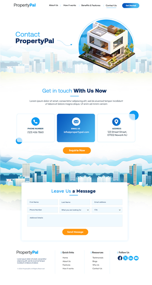 Web Design by Blue Sparrow for this project | Design: #33568590