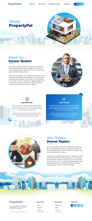 Web Design by Blue Sparrow for this project | Design: #33568646