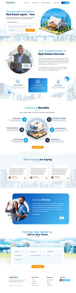 Web Design by Blue Sparrow for this project | Design: #33692220