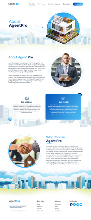 Web Design by Blue Sparrow for this project | Design: #33700114