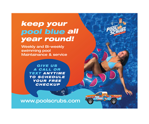 Postcard Design by fectapixels for Pool Scrubs | Design: #33340953